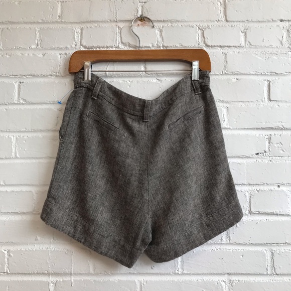 LES PETITES COLLECTION thick brown knit dress shorts - Picture 2 of 3